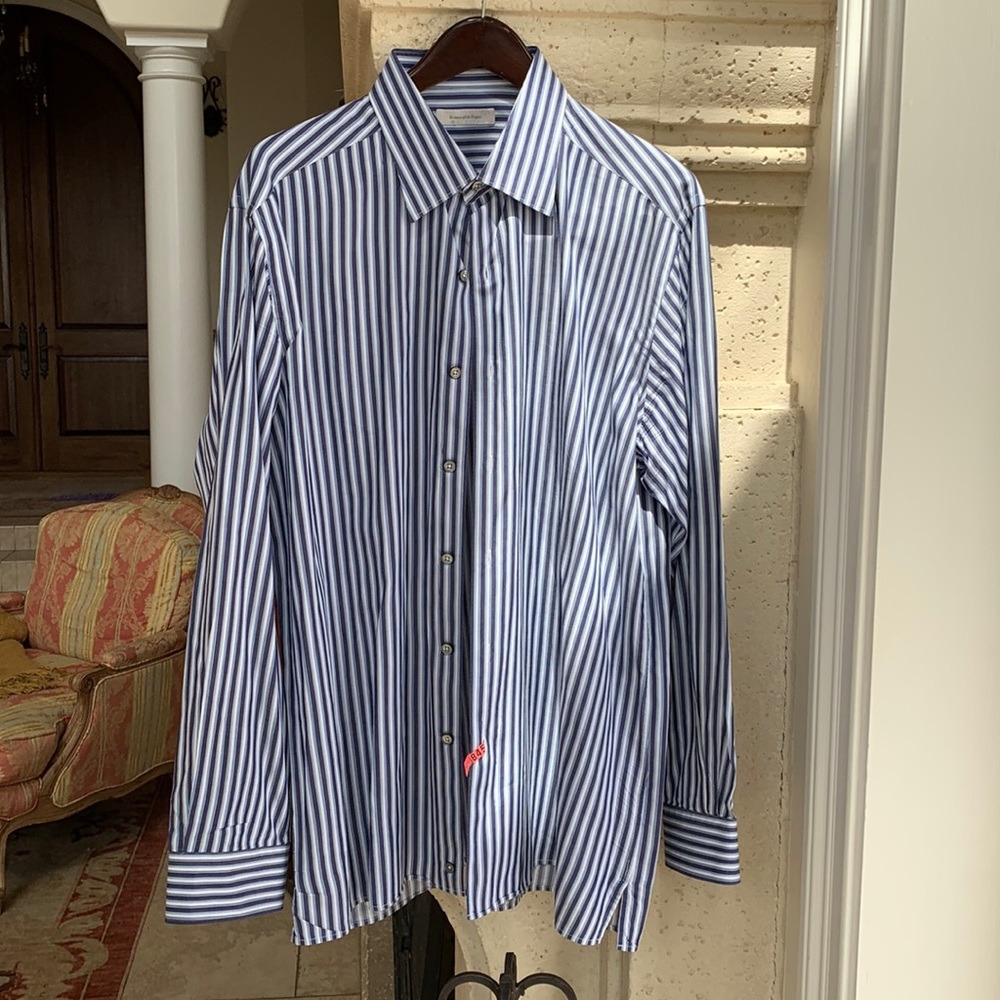 Eremegildo Zegna Striped Dress Shirt